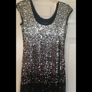 White House black Market sequin dress